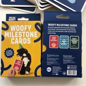 New Puppy Milestone Cards --20 Cards   NWT